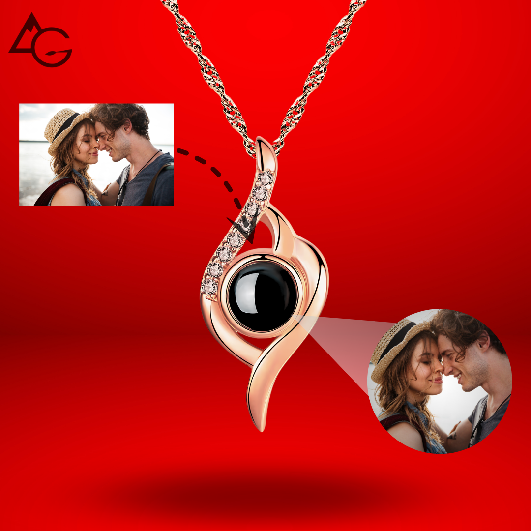 Diamond Alien Eye Necklace