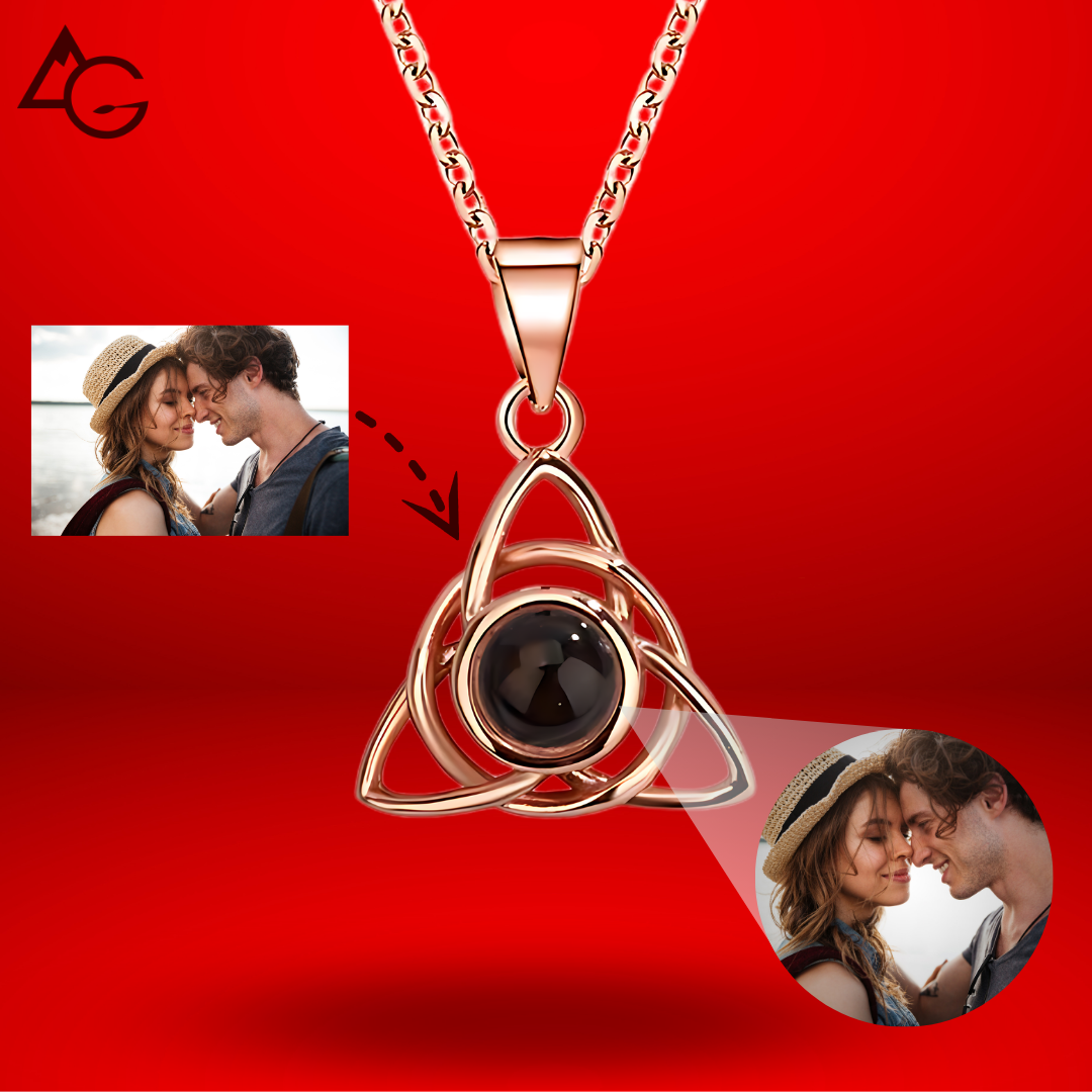 TriangleWeave Necklace