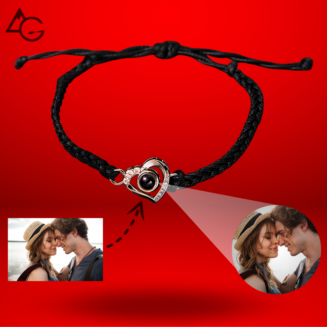 HeartGleam Braided Bracelet