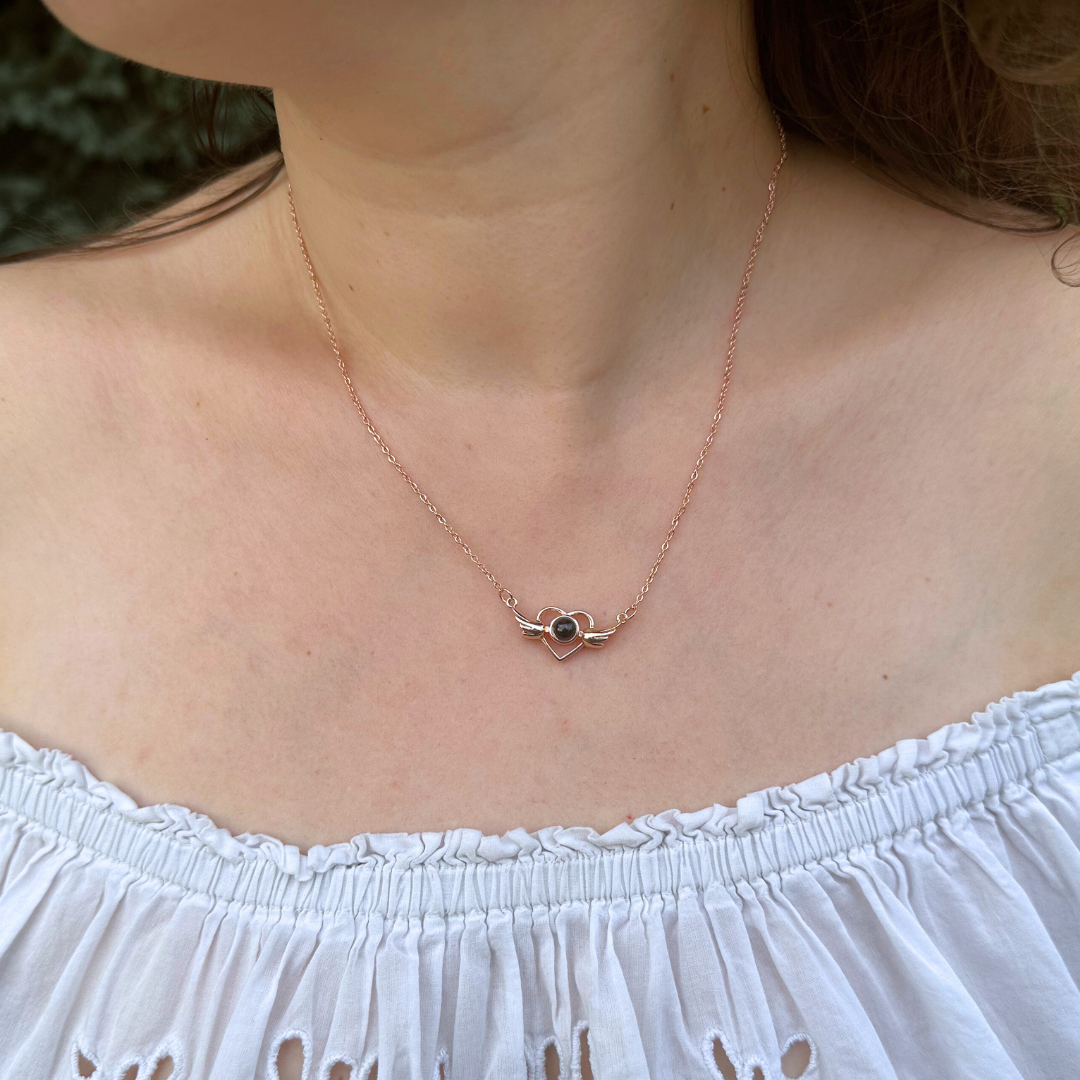 Winged Love Necklace