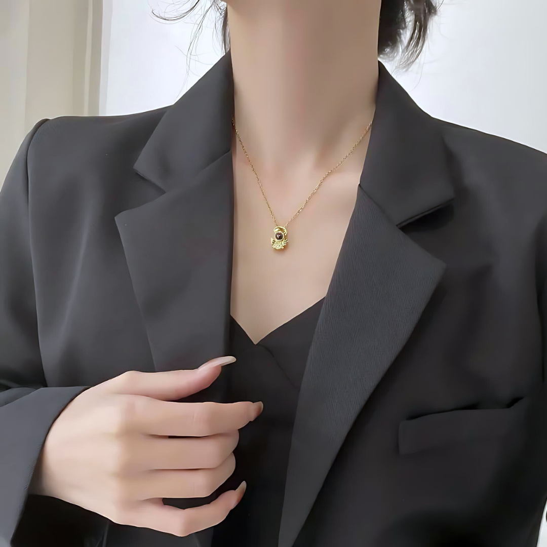 Diamond Angel Necklace