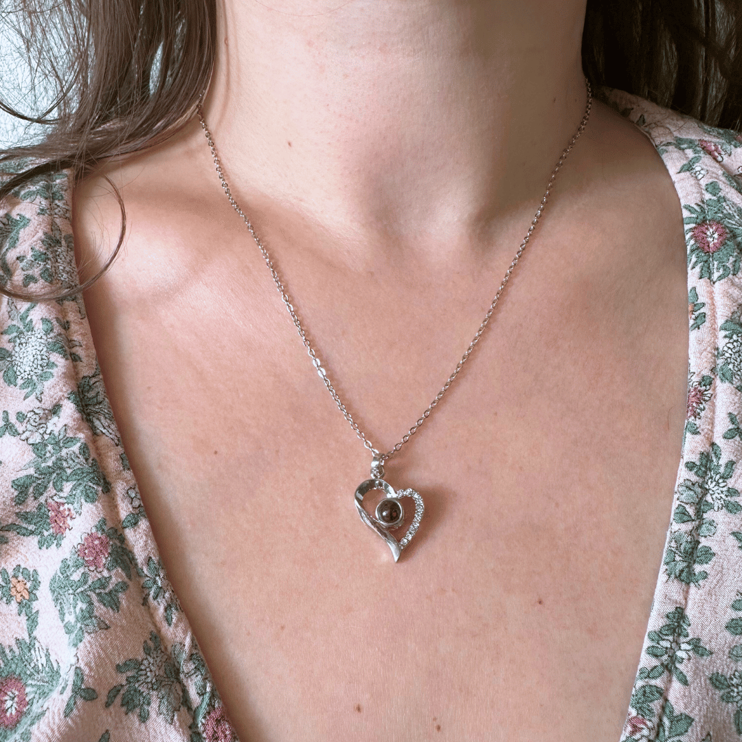 HeartGlow Diamond Necklace